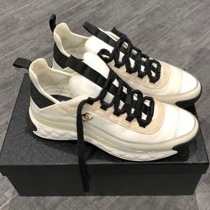 Chanel ivory sneakers size 40
